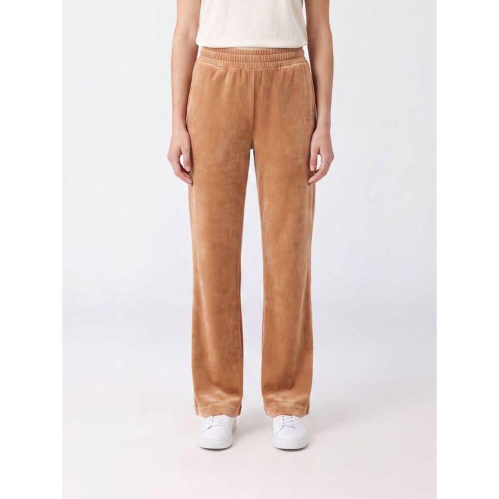 Chloe Women Wide-Leg Velvet Jogging Trousers Chloe With Embroidered Logo